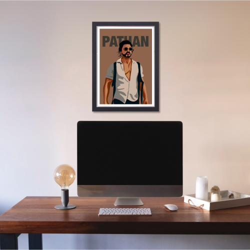 Pathaan Movie Poster Frame Actor Shahrukh Khan Movies Framed Posters Bollywood Artwork Canvas Painting Photo Frames for Wall Decor Bedroom Living room Dining Hall Kitchen Restraunt Cafe & Office Walls Art Decoration, pathan movie poster, pathan movie poster hd, pathan movie poster hd, pathan movie poster hd 4k, srk pathan movie poster, pathan poster, pathan poster hd, pathan poster design,  pathan poster hd wallpaper, srk devdas poster, srk movie poster, srk movie poster hd, shahrukh khan movie poster