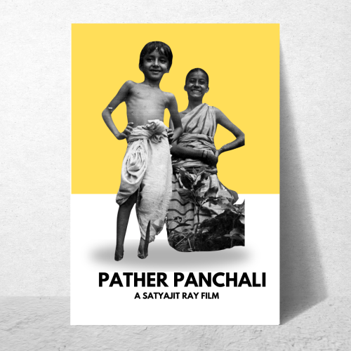 Pather Panchali Poster Frame Satyajit Ray's Movies Artwork Canvas Painting Framed Posters Bollywood Movie Photo Frames For Wall Decor Bedroom Living Room Decoration Home Office Restraunt Cafe, pather panchali poster, pather panchali poster hd, pather panchali movie poster, pather panchali original poster, pather panchali 1955 poster, pather panchali minimulist poster, pather panchali official poster, pather panchali original movie poster, pather panchali painting, pather panchali art, pather panchali wall