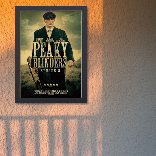 Peaky Blinders Movie Poster Frame Movies Series Framed Posters Hollywood Film Art Canvas Painting Artwork Photo Frames For Wall Decor Living Room Bedroom  Study Room Restraunt Cafe Office & Home Decoration