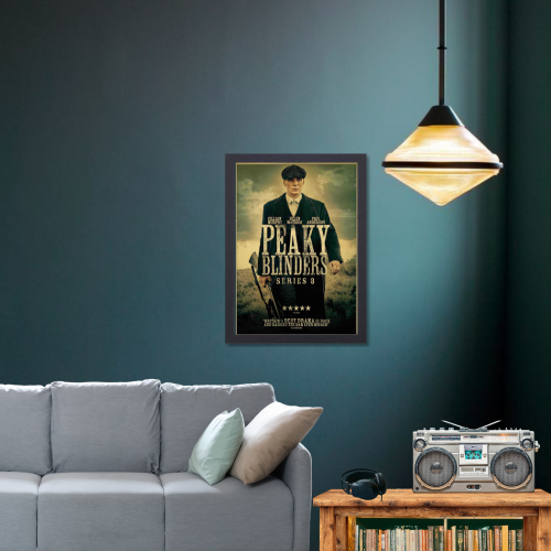 Peaky Blinders Movie Poster Frame Movies Series Framed Posters Hollywood Film Art Canvas Painting Artwork Photo Frames For Wall Decor Living Room Bedroom  Study Room Restraunt Cafe Office & Home Decoration