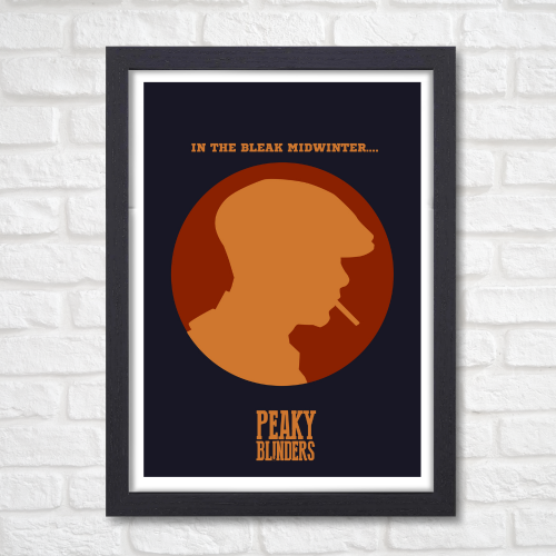 Peaky Blinders Movie Poster Frame Film Series Framed Posters Hollywood Movies Canvas Painting Artwork Photo Frames For Wall Decor Living Room Bedroom  Study Room Restraunt Cafe Office & Home Decoration