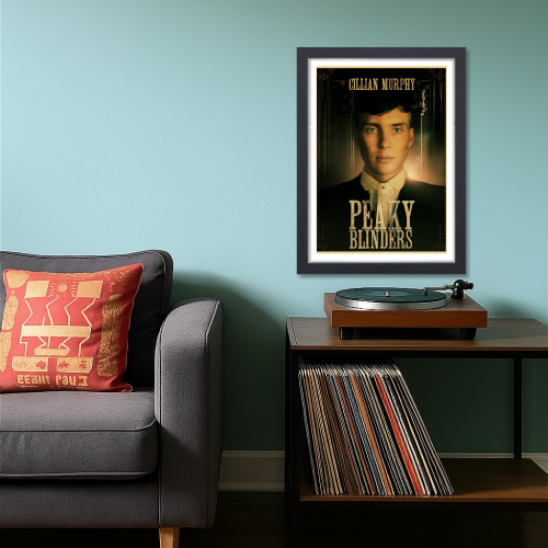 Peaky Blinders Movie Poster Frame Movies Series Framed Posters Hollywood Films Art Canvas Painting Artwork Photo Frames For Wall Decor Living Room Bedroom  Study Room Restraunt Cafe Office & Home Decoration