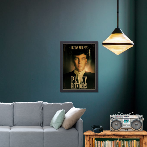 Peaky Blinders Movie Poster Frame Movies Series Framed Posters Hollywood Films Art Canvas Painting Artwork Photo Frames For Wall Decor Living Room Bedroom  Study Room Restraunt Cafe Office & Home Decoration