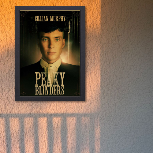 Peaky Blinders Movie Poster Frame Movies Series Framed Posters Hollywood Films Art Canvas Painting Artwork Photo Frames For Wall Decor Living Room Bedroom  Study Room Restraunt Cafe Office & Home Decoration