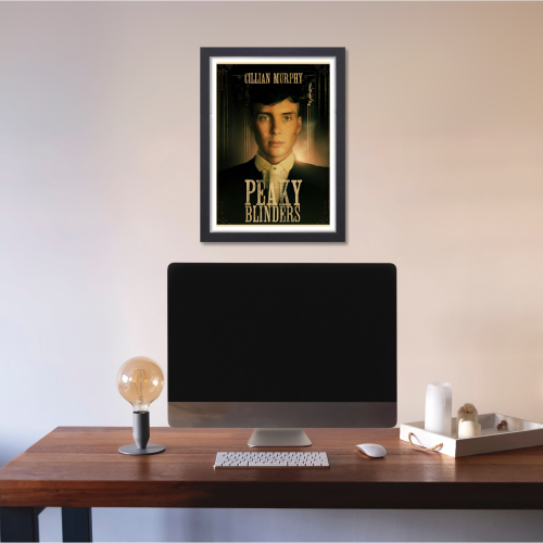 Peaky Blinders Movie Poster Frame Movies Series Framed Posters Hollywood Films Art Canvas Painting Artwork Photo Frames For Wall Decor Living Room Bedroom  Study Room Restraunt Cafe Office & Home Decoration