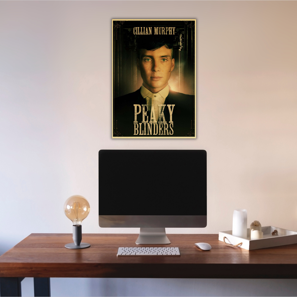 Peaky Blinders Movie Poster Frame Movies Series Framed Posters Hollywood Films Art Canvas Painting Artwork Photo Frames For Wall Decor Living Room Bedroom  Study Room Restraunt Cafe Office & Home Decoration