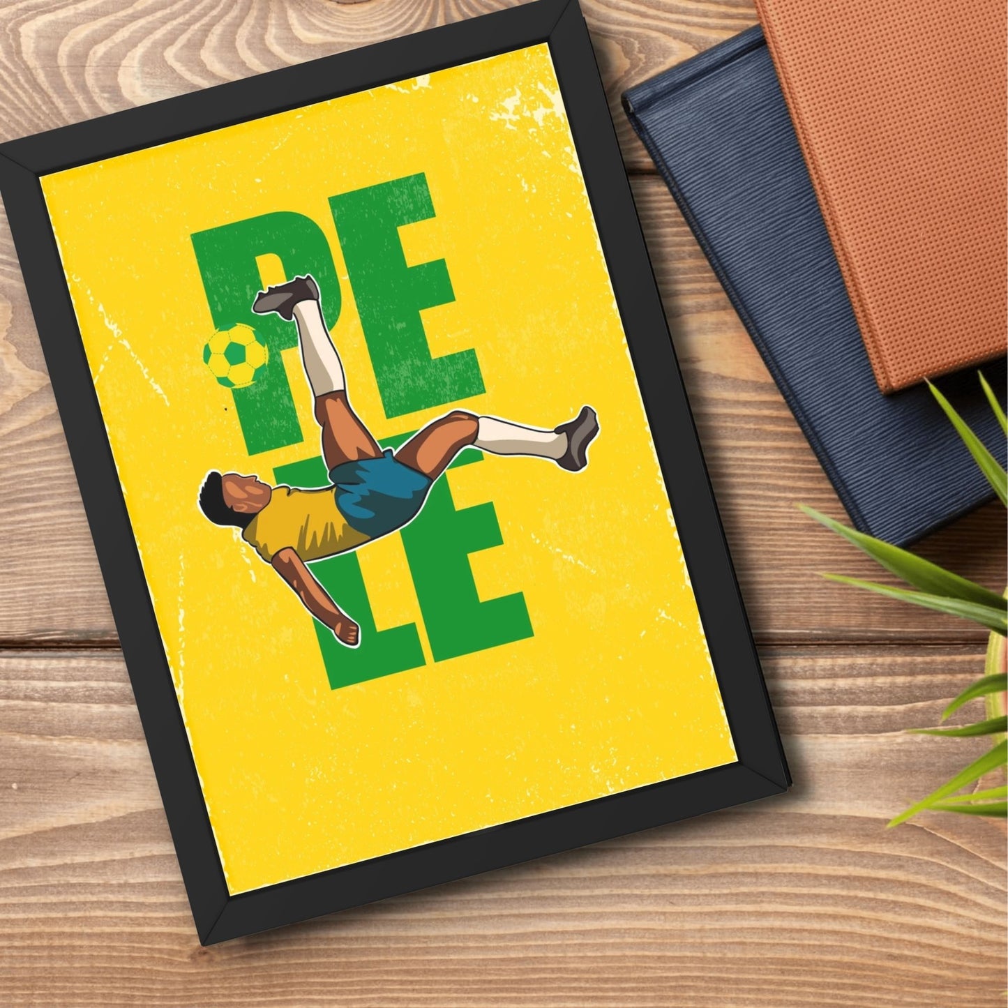 Pele Brazilain Football Player Art