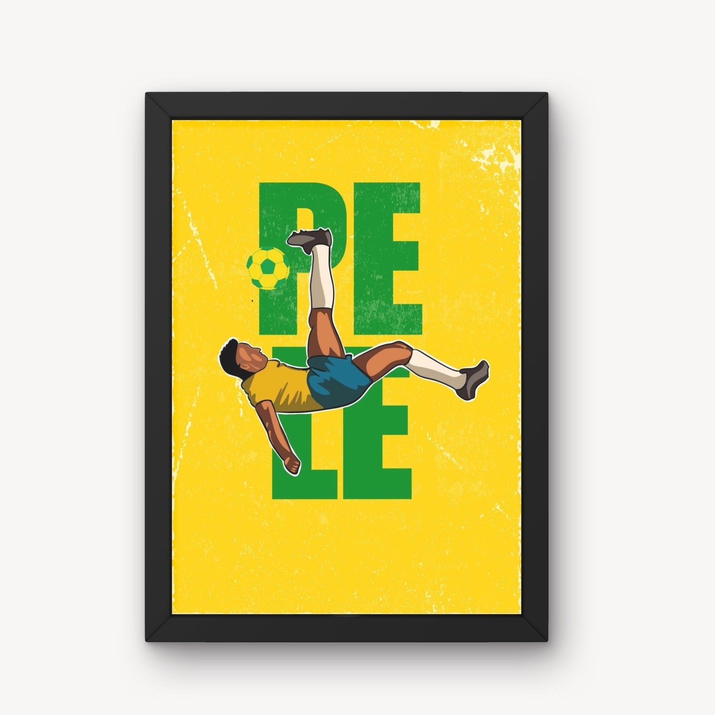 Pele Brazilain Football Player Art