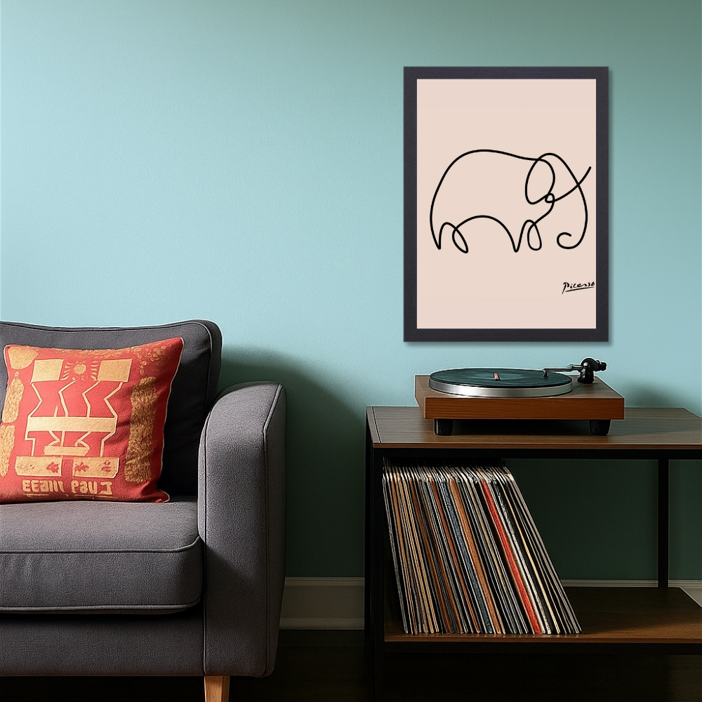 Vangogh Picasso Matisse Wall Art Paintings Frame for Home Decoration, pablo picasso photo frame Living Room, Bedroom, Kitchen, and Office Wall Decoration Classic Aethetic, Picasso Line Wall Art
