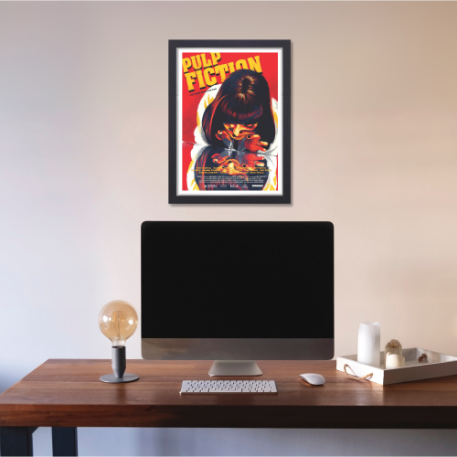 Pulp Fiction Movie Poster Frame Crime Thriller Film Framed Posters Hollywood Movies Artwork Canvas Painting Photo Frames for Wall Decor Home Decoration Living Room Bedroom Office Restraunt & Cafe, pulp fiction movie Poster, pulp fiction movie Poster high resolution, pulp fiction movie poster framed, pulp fiction movie poster 27x40, pulp fiction movie poster hd, pulp fiction movie poster font, pulp fiction movie poster 4k, pulp fiction movie poster for sale, pulp fiction poster, pulp fiction poster 4k