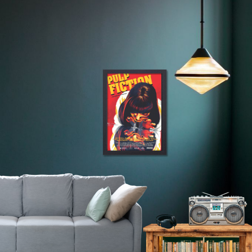 Pulp Fiction Movie Poster Frame Crime Thriller Film Framed Posters Hollywood Movies Artwork Canvas Painting Photo Frames for Wall Decor Home Decoration Living Room Bedroom Office Restraunt & Cafe, pulp fiction movie Poster, pulp fiction movie Poster high resolution, pulp fiction movie poster framed, pulp fiction movie poster 27x40, pulp fiction movie poster hd, pulp fiction movie poster font, pulp fiction movie poster 4k, pulp fiction movie poster for sale, pulp fiction poster, pulp fiction poster 4k