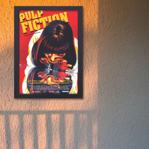 Pulp Fiction Movie Poster Frame Crime Thriller Film Framed Posters Hollywood Movies Artwork Canvas Painting Photo Frames for Wall Decor Home Decoration Living Room Bedroom Office Restraunt & Cafe, pulp fiction movie Poster, pulp fiction movie Poster high resolution, pulp fiction movie poster framed, pulp fiction movie poster 27x40, pulp fiction movie poster hd, pulp fiction movie poster font, pulp fiction movie poster 4k, pulp fiction movie poster for sale, pulp fiction poster, pulp fiction poster 4k