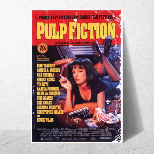 Pulp Fiction Movie Poster Frame Crime Thriller Film Framed Posters Hollywood Movies Art work Canvas Painting Photo Frames for Wall Decor Living Room Bedroom  Study Room Restraunt Cafe Office & Home Decoration, Pulp Fiction poster, Pulp Fiction poster hd, Pulp Fiction poster 4k, Pulp Fiction poster girl, Pulp Fiction poster download, Pulp Fiction poster framed, Pulp Fiction poster 4k download, Pulp Fiction poster original, Pulp Fiction poster font, Pulp Fiction poster guns, Pulp Fiction movie poster