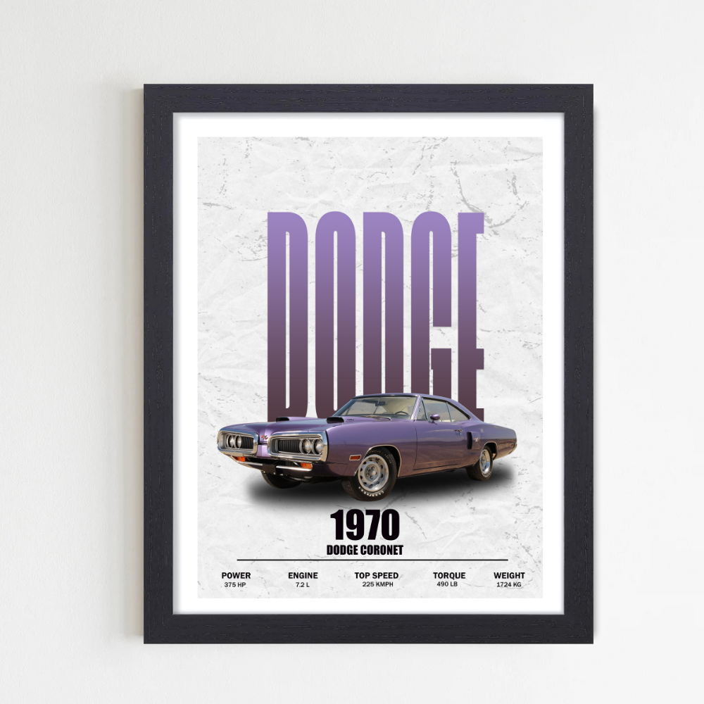 1970 Dodge Coronet Poster Frame Framed Car Wall Art, Vintage Print for Garage, Man Cave, Office, or Home Decor Living Room, Sports, Study Room Bedroom Hostel Boys, Bike Frame For Wall Big Size, 3d Photo Frame Picture wall poster set supercar Frame set, Wall Collage Kit framed auto art, cool wall decor, car prints, racing posters, artwork for walls, modern pictures, aesthetic decor, luxury vehicle, exotic Bikes , bike Frame sticker, Bike Posters for wall, Bike Poster for wall decor, Bike Photo Frame for wall