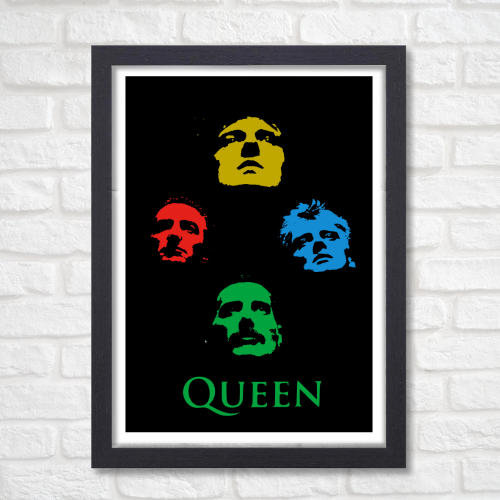 Queen Band Poster Frame Music Band Painting Framed Posters Singers Musicians Artwork Canvas Photo Frames for wall decor hotel restraunt cafe Restro bedroom livingroom dining hall & Office Walls Decorations, the weeknd poster black & white, singers posters design, posters for wall posters for room decor, posters for bedroom, posters for wall decor, posters for room,  queen rock band poster, queen rock band merch, queen rock band wallpaper, queen posters, queen music band songs, queen band famous songs