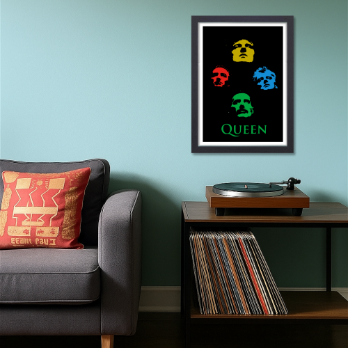 Queen Band Poster Frame Music Band Painting Framed Posters Singers Musicians Artwork Canvas Photo Frames for wall decor hotel restraunt cafe Restro bedroom livingroom dining hall & Office Walls Decorations, the weeknd poster black & white, singers posters design, posters for wall posters for room decor, posters for bedroom, posters for wall decor, posters for room,  queen rock band poster, queen rock band merch, queen rock band wallpaper, queen posters, queen music band songs, queen band famous songs