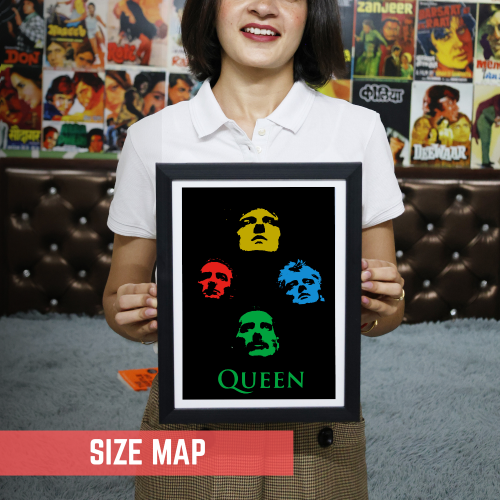 Queen Band Poster Frame Music Band Painting Framed Posters Singers Musicians Artwork Canvas Photo Frames for wall decor hotel restraunt cafe Restro bedroom livingroom dining hall & Office Walls Decorations, the weeknd poster black & white, singers posters design, posters for wall posters for room decor, posters for bedroom, posters for wall decor, posters for room,  queen rock band poster, queen rock band merch, queen rock band wallpaper, queen posters, queen music band songs, queen band famous songs