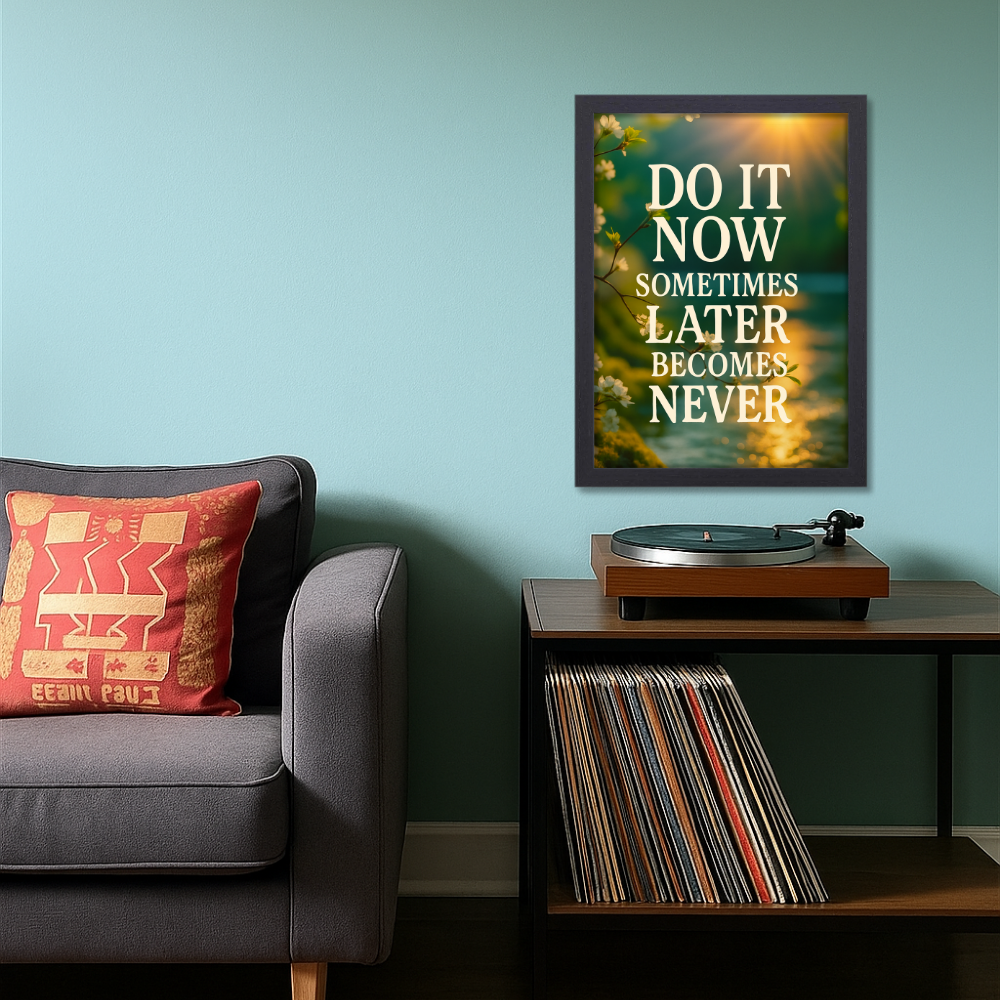 Motivational Quotes Poster Motivation Quote Paintings Posters Inspiring Lines Painting Stickers for Students & Study Room Library decoration Living room bedroom kitchen Dining hall & office wall decor (with framme or without frame)