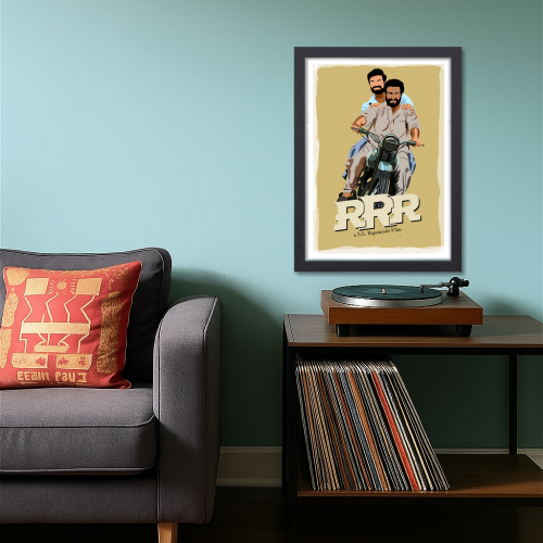 RRR Movie Poster Frame Ram charan JR NTR Framed Posters Indian Cinema Bollywood Canvas Paintings Artwork Photo Frames for Wall Decor Bedroom Dining Hall Kitchen Restraunt cafe & Office walls decoration, RRR movie poster, RRR poster 4k, RRR movie poster hd, RRR movie poster prompt, RRR movie poster framed, RRR movie framed poster, RRR movie frames, RRR movie poster background, RRR movie poster sale, RRR movie poster ram charan, RRR movie poster imgaes, RRR movie poster png