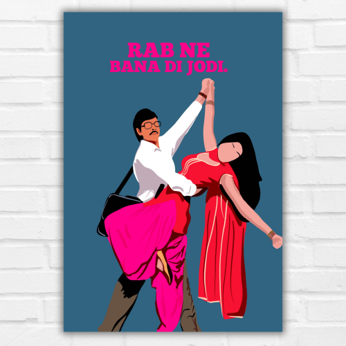 Rab Ne Bana Di Jodi Shah Rukh Khan Frame Bollywood Movie Dialogues Quote Framed Posters Movie Artwork Canvas Paintings Photo Frames For Wall Decor Bedroom Living Room Decoration Home Office Restraunt Cafe, rab ne bana di jodi poster, rab ne bana di jodi poster hd, rab ne bana di jodi movie poster, rab ne bana di jodi movie poster hd, rab ne bana di jodi movie wall poster, rab ne bana di jodi movie wall poster hd, rab ne bana di jodi movie wall frames, rab ne bana di jodi movie wall frame design