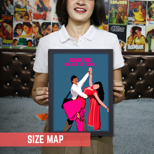 Rab Ne Bana Di Jodi Shah Rukh Khan Frame Bollywood Movie Dialogues Quote Framed Posters Movie Artwork Canvas Paintings Photo Frames For Wall Decor Bedroom Living Room Decoration Home Office Restraunt Cafe, rab ne bana di jodi poster, rab ne bana di jodi poster hd, rab ne bana di jodi movie poster, rab ne bana di jodi movie poster hd, rab ne bana di jodi movie wall poster, rab ne bana di jodi movie wall poster hd, rab ne bana di jodi movie wall frames, rab ne bana di jodi movie wall frame design