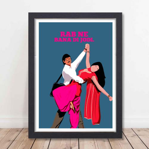 Rab Ne Bana Di Jodi Shah Rukh Khan Frame Bollywood Movie Dialogues Quote Framed Posters Movie Artwork Canvas Paintings Photo Frames For Wall Decor Bedroom Living Room Decoration Home Office Restraunt Cafe, rab ne bana di jodi poster, rab ne bana di jodi poster hd, rab ne bana di jodi movie poster, rab ne bana di jodi movie poster hd, rab ne bana di jodi movie wall poster, rab ne bana di jodi movie wall poster hd, rab ne bana di jodi movie wall frames, rab ne bana di jodi movie wall frame design