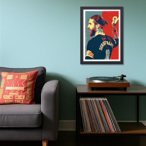 Sergio Ramos Poster Frame Spanish footballer Framed Posters Football Player Sport Players Artwork Canvas Painting with Photo Frames for wall decor for Livingroom restraunt cafe Boys room bedroom turf Home & Office Decoration, sergio ramos poster, sergio ramos poster real madrid, sergio ramos wall poster, sergio ramos 92 48 poster, sergio ramos picture, sergio ramos photo, sergio ramos frame, sergio ramos framed jersey, sergio ramos photo frame, sergio ramos real madrid framed, sergio ramos best defendar all
