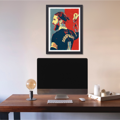 Sergio Ramos Poster Frame Spanish footballer Framed Posters Football Player Sport Players Artwork Canvas Painting with Photo Frames for wall decor for Livingroom restraunt cafe Boys room bedroom turf Home & Office Decoration, sergio ramos poster, sergio ramos poster real madrid, sergio ramos wall poster, sergio ramos 92 48 poster, sergio ramos picture, sergio ramos photo, sergio ramos frame, sergio ramos framed jersey, sergio ramos photo frame, sergio ramos real madrid framed, sergio ramos best defendar all