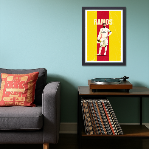 Sergio Ramos Poster Frame Spanish footballer Framed Posters Football Player Sport Players Artwork Canvas Painting with Photo Frames for wall decor for Livingroom restraunt cafe Boys room bedroom turf Home & Office Decoration, sergio ramos poster, sergio ramos poster real madrid, sergio ramos wall poster, sergio ramos 92 48 poster, sergio ramos picture, sergio ramos photo, sergio ramos frame, sergio ramos framed jersey, sergio ramos photo frame, sergio ramos real madrid framed, sergio ramos best defendar all