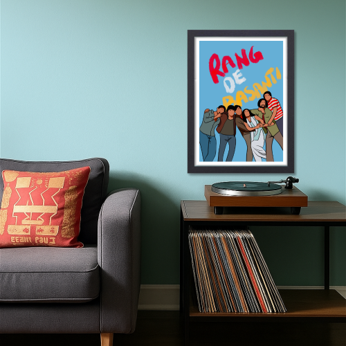 Rang De Basanti Movie Poster Frame Amir Khan Movies Framed Posters Bollywood Dialogues Artwork Canvas Paintigs Photo Frames For Wall Decor Restraunt cafe Bedroom Living Room Decoration Home Office, Rang de basanti poster, Rang de basanti movie poster hd, Rang de basanti poster hd, Rang de basanti minimulist poster, Rang de basanti wall poster, Rang de basanti wall poster hd, Rang de basanti wall poster cinema, Rang de basanti wall frames, Rang de basanti wall frame poster, Rang de basanti wall frame design