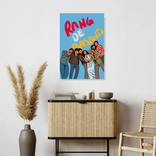 Rang De Basanti Movie Poster Frame Amir Khan Movies Framed Posters Bollywood Dialogues Artwork Canvas Paintigs Photo Frames For Wall Decor Restraunt cafe Bedroom Living Room Decoration Home Office, Rang de basanti poster, Rang de basanti movie poster hd, Rang de basanti poster hd, Rang de basanti minimulist poster, Rang de basanti wall poster, Rang de basanti wall poster hd, Rang de basanti wall poster cinema, Rang de basanti wall frames, Rang de basanti wall frame poster, Rang de basanti wall frame design