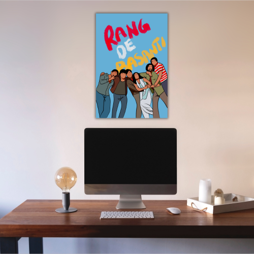Rang De Basanti Movie Poster Frame Amir Khan Movies Framed Posters Bollywood Dialogues Artwork Canvas Paintigs Photo Frames For Wall Decor Restraunt cafe Bedroom Living Room Decoration Home Office, Rang de basanti poster, Rang de basanti movie poster hd, Rang de basanti poster hd, Rang de basanti minimulist poster, Rang de basanti wall poster, Rang de basanti wall poster hd, Rang de basanti wall poster cinema, Rang de basanti wall frames, Rang de basanti wall frame poster, Rang de basanti wall frame design