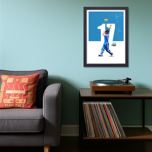 Cricketer Rishabh Pant Frame, Cricket Players Photo frame, Cricketers Framed Posters for wall decor, room decor, livingroom, Posters for Boys rooms, hostel Cricket fans (T20 World Cup 2024 Indian Player Rishabh Pant Rishabh Pant Photo frame, Rishabh Pant Poster, Jaspreet Bumrah Poster, Cricketer Frame, Cricketers Frame, Cricketers Posters for wall, Cricketers Photo frame for wall