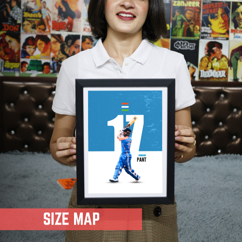 Cricketer Rishabh Pant Frame, Cricket Players Photo frame, Cricketers Framed Posters for wall decor, room decor, livingroom, Posters for Boys rooms, hostel Cricket fans (T20 World Cup 2024 Indian Player Rishabh Pant Rishabh Pant Photo frame, Rishabh Pant Poster, Jaspreet Bumrah Poster, Cricketer Frame, Cricketers Frame, Cricketers Posters for wall, Cricketers Photo frame for wall