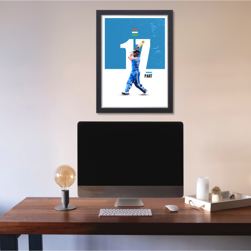 Cricketer Rishabh Pant Frame, Cricket Players Photo frame, Cricketers Framed Posters for wall decor, room decor, livingroom, Posters for Boys rooms, hostel Cricket fans (T20 World Cup 2024 Indian Player Rishabh Pant Rishabh Pant Photo frame, Rishabh Pant Poster, Jaspreet Bumrah Poster, Cricketer Frame, Cricketers Frame, Cricketers Posters for wall, Cricketers Photo frame for wall
