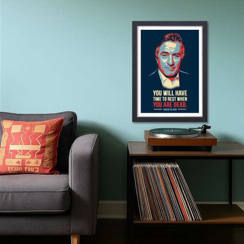 Robert De Niro Poster Frame American Actor and Director Art work Framed Posters Motivational & inspiring quotes Canvas Painting Photo Frames for Wall Decor Home Decoration Living Room Bedroom Office Study Room Cafe, Robert De Niro poster, Robert De Niro movie posters, Robert De Niro casino poster, Robert De Niro heat poster, Robert De Niro signed poster, Robert De Niro Motivational Poster, Robert De Niro Motivational Posters, Robert De Niro poster taxi driver, Robert De Niro film posters