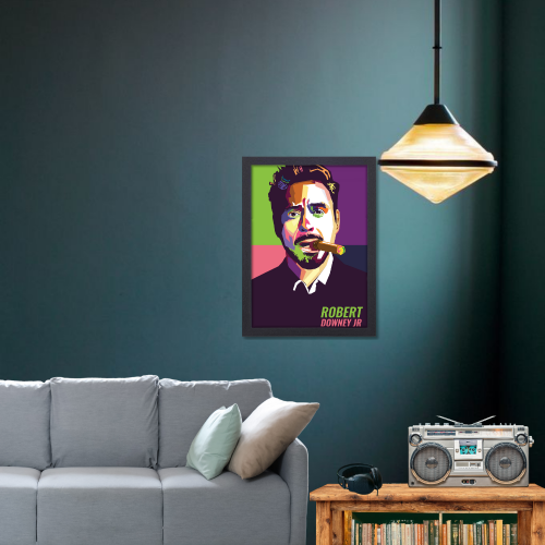Robert De Niro Poster Frame American Actor and Director Artwork Framed Posters Motivational & inspiring quotes Canvas Painting Photo Frames for Wall Decor Home Decoration Living Room Bedroom Office Study Room Cafe Art