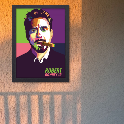 Robert De Niro Poster Frame American Actor and Director Artwork Framed Posters Motivational & inspiring quotes Canvas Painting Photo Frames for Wall Decor Home Decoration Living Room Bedroom Office Study Room Cafe Art