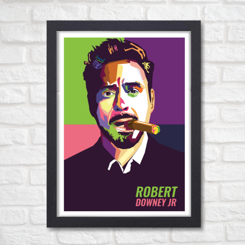 Robert De Niro Poster Frame American Actor and Director Artwork Framed Posters Motivational & inspiring quotes Canvas Painting Photo Frames for Wall Decor Home Decoration Living Room Bedroom Office Study Room Cafe Art