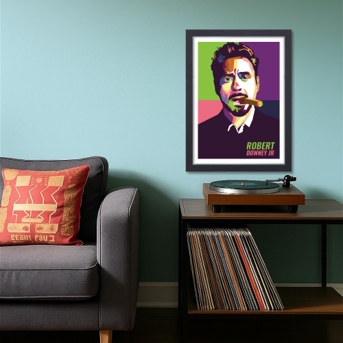 Robert De Niro Poster Frame American Actor and Director Artwork Framed Posters Motivational & inspiring quotes Canvas Painting Photo Frames for Wall Decor Home Decoration Living Room Bedroom Office Study Room Cafe Art