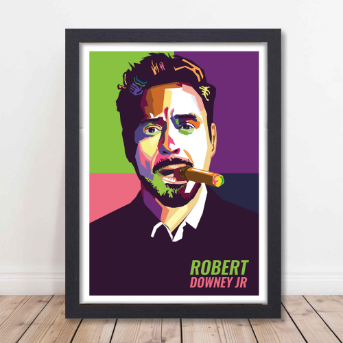 Robert De Niro Poster Frame American Actor and Director Artwork Framed Posters Motivational & inspiring quotes Canvas Painting Photo Frames for Wall Decor Home Decoration Living Room Bedroom Office Study Room Cafe Art