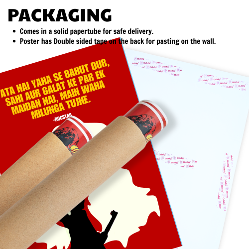 Rockstar Movie Frame Poster Ranbir Kapoor Bollywood Movies Quote Dialouges Framed Posters Artwork Canvas Painting Photo Frames For Wall Decor Bedroom Living Room Decoration Home Office Hostel, rockstar poster, rockstar poster, rockstar movie poster, rockstar movie poster hd, rockstar movie posters, rockstar movie poster hd songs, rockstar movie photo frame, rockstar movie wall art, rockstar movie wall decor, ranbir kapoor movies poster, ranbir kapoor all movies poster, bollywood movies poster