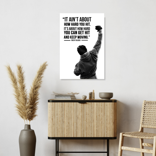 Rocky Balboa Movie Poster Frame Movies Motivational Quotes Framed Posters Hollywood Inspirational Movies Artwork Canvas Painting Photo Frames For Wall Decor Living Room Bedroom  Study Room Restraunt Cafe Office & Home Decoration, Rocky Balboa movie poster, Rocky Balboa movie poster 1976, Rocky Balboa original movie poster, original Rocky Balboa movie poster 1976, Rocky Balboa poster hd, Rocky Balboa wall poster, Rocky Balboa photo frame, Rocky Balboa poster download, Rocky Balboa movie poster framed