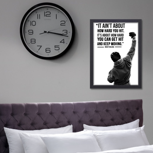 Rocky Balboa Movie Poster Frame Movies Motivational Quotes Framed Posters Hollywood Inspirational Movies Artwork Canvas Painting Photo Frames For Wall Decor Living Room Bedroom  Study Room Restraunt Cafe Office & Home Decoration, Rocky Balboa movie poster, Rocky Balboa movie poster 1976, Rocky Balboa original movie poster, original Rocky Balboa movie poster 1976, Rocky Balboa poster hd, Rocky Balboa wall poster, Rocky Balboa photo frame, Rocky Balboa poster download, Rocky Balboa movie poster framed