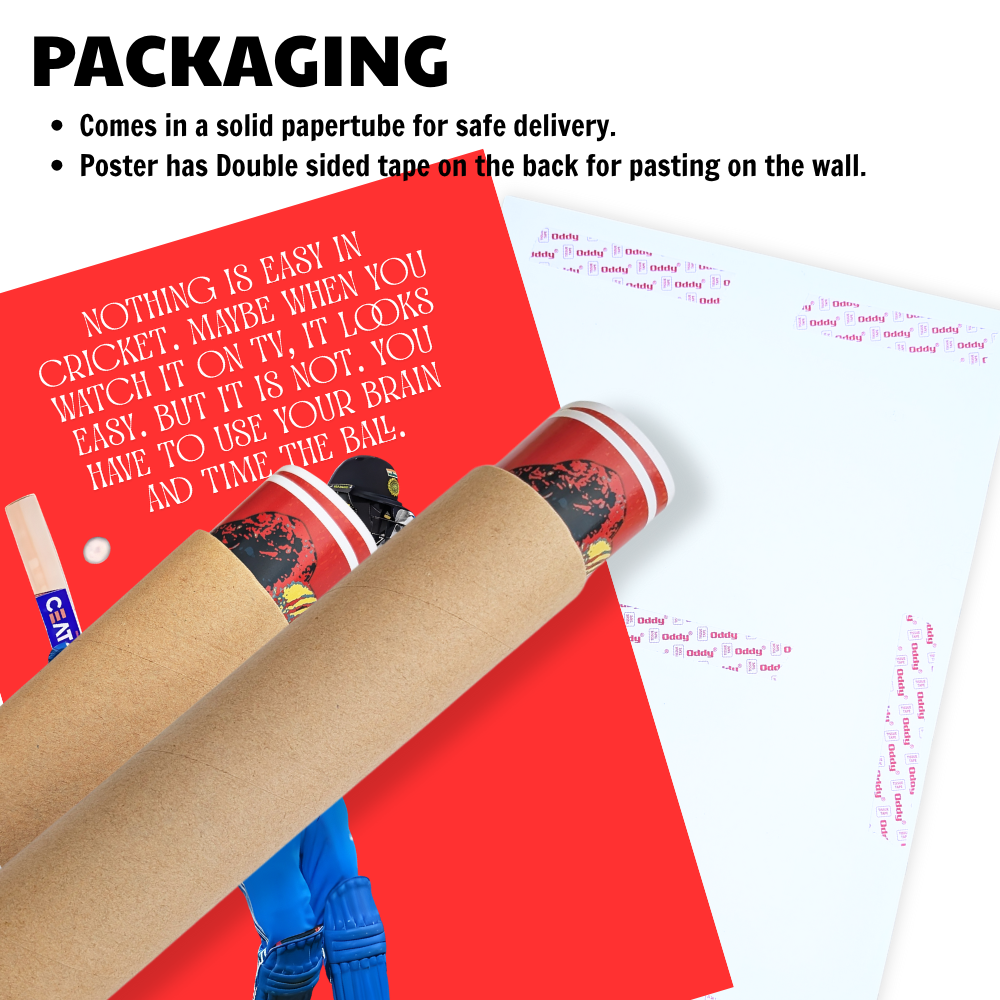 Cricketer Rohit Sharma Poster Cricket Players Motivational Poster, Players Photo posters For wall decor, room decoration home bedroom living room Paintings Hostel Frame | Frames | Framed