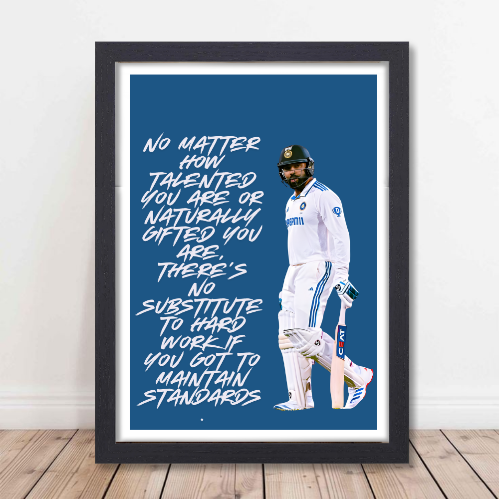 Cricketer Rohit Sharma Poster Cricket Players Motivational Poster, Players Photo posters For wall decor, room decoration home bedroom living room Paintings Hostel