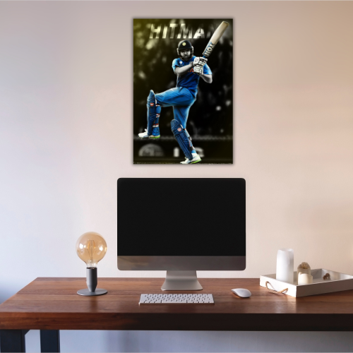Rohit Sharma Hitman Cricket Player Motivational Poster Frame Cricketers Framed Posters Players Photo Frames For wall Decor decoration home bedroom living room Paintings Hostel Boys Ideal For Cricket Fans Rohit Sharma Jersey, Rohit Sharma Photo Frame, Rohit Sharma Poster for wall, Rohit sharma poster set, Rohit sharma framed poster for wall, Rohit sharma frame world cup, Rohit sharma poster big, Rohit sharma and virat kohli poster for wall, Rohit sharma frame, rohit sharma framed poster, Rohit sharma frame