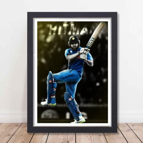 Rohit Sharma Hitman Cricket Player Motivational Poster Frame Cricketers Framed Posters Players Photo Frames For wall Decor decoration home bedroom living room Paintings Hostel Boys Ideal For Cricket Fans Rohit Sharma Jersey, Rohit Sharma Photo Frame, Rohit Sharma Poster for wall, Rohit sharma poster set, Rohit sharma framed poster for wall, Rohit sharma frame world cup, Rohit sharma poster big, Rohit sharma and virat kohli poster for wall, Rohit sharma frame, rohit sharma framed poster, Rohit sharma frame