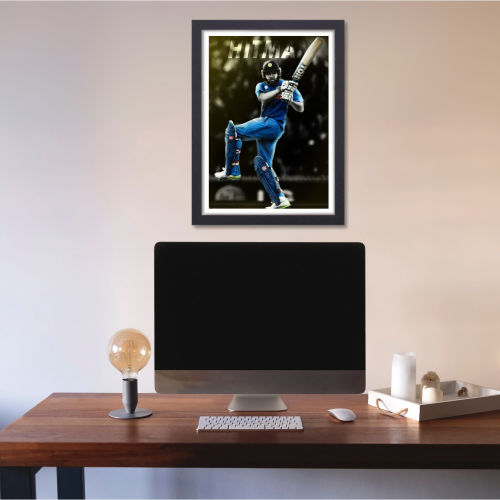 Rohit Sharma Hitman Cricket Player Motivational Poster Frame Cricketers Framed Posters Players Photo Frames For wall Decor decoration home bedroom living room Paintings Hostel Boys Ideal For Cricket Fans Rohit Sharma Jersey, Rohit Sharma Photo Frame, Rohit Sharma Poster for wall, Rohit sharma poster set, Rohit sharma framed poster for wall, Rohit sharma frame world cup, Rohit sharma poster big, Rohit sharma and virat kohli poster for wall, Rohit sharma frame, rohit sharma framed poster, Rohit sharma frame