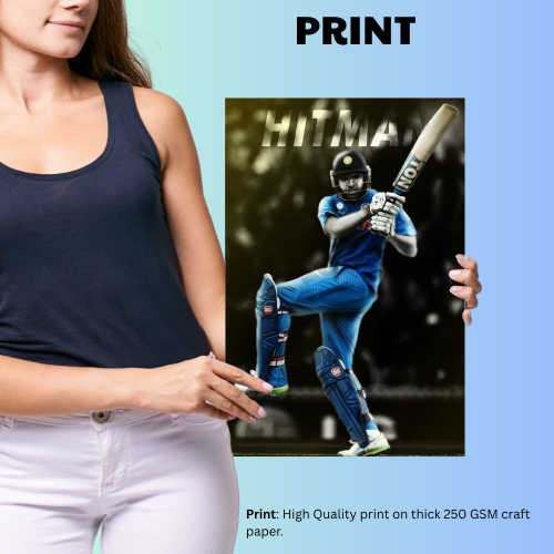 Rohit Sharma Hitman Cricket Player Motivational Poster Frame Cricketers Framed Posters Players Photo Frames For wall Decor decoration home bedroom living room Paintings Hostel Boys Ideal For Cricket Fans Rohit Sharma Jersey, Rohit Sharma Photo Frame, Rohit Sharma Poster for wall, Rohit sharma poster set, Rohit sharma framed poster for wall, Rohit sharma frame world cup, Rohit sharma poster big, Rohit sharma and virat kohli poster for wall, Rohit sharma frame, rohit sharma framed poster, Rohit sharma frame